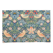 William Morris Strawberry Thief Set van twee Kussensloop (Voorkant-Rechts)
