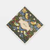 William Morris - Strawberry Thief SJABLOON Servet (Hoek)