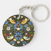 William Morris - Strawberry Thief, Sleutelhanger (Achterkant)