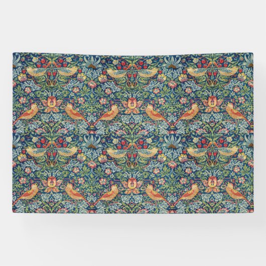 William Morris - Strawberry Thief Spandoek (Horizontaal)