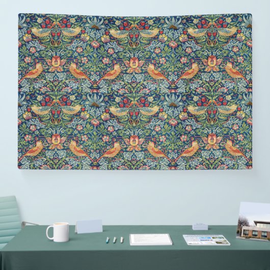 William Morris - Strawberry Thief Spandoek (Beurs)