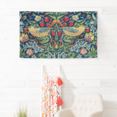 William Morris - Strawberry Thief Spandoek (Insitu)