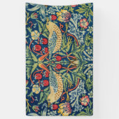 William Morris - Strawberry Thief Spandoek (Verticaal)