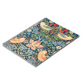 William Morris 'Strawberry Thief' Spiral Notitiebo Notitieboek (Linkerzijde)