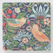 William Morris Strawberry Thief Stenen Onderzetter (Voorkant)