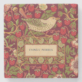 William Morris Strawberry Thief Stone Onderzetter (Voorkant)