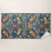 William Morris - Strawberry Thief Strandlaken (Voorkant)