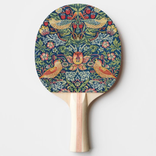William Morris - Strawberry Thief Tafeltennisbatje (Voorkant)