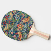 William Morris - Strawberry Thief Tafeltennisbatje (Zijkant)
