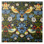 William Morris - Strawberry Thief Tegeltje<br><div class="desc">Strawberry Thief,  een  design van William Morris</div>
