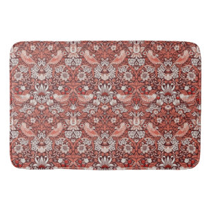 William Morris Strawberry Thief Terracotta Vogel Badmat