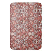 William Morris Strawberry Thief Terracotta Vogel Badmat (Voorkant Verticaal)