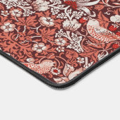 William Morris Strawberry Thief Terracotta Vogel Bureaumat (Hoek)