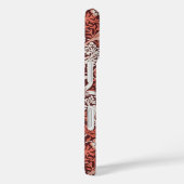 William Morris Strawberry Thief Terracotta Vogel Case-Mate iPhone Case (Achterkant / Rechts)