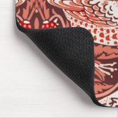 William Morris Strawberry Thief Terracotta Vogel Muismat (Hoek)