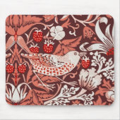 William Morris Strawberry Thief Terracotta Vogel Muismat (Voorkant)