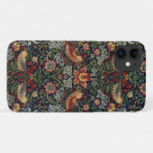 William Morris Strawberry Thief Textielpatroon Case-Mate iPhone Case (Achterkant (horizontaal))