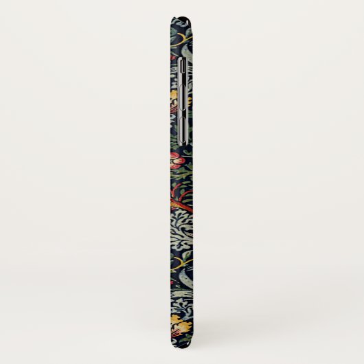 William Morris Strawberry Thief Textile Pattern Case-Mate iPhone Case (Achterkant/links)