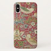 William Morris Strawberry Thief Textile Pattern Case-Mate iPhone Case (Achterkant)