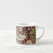 William Morris Strawberry Thief Textile Pattern Espresso Kop (Rechts)