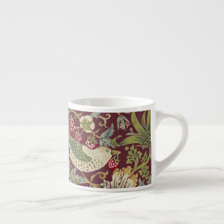 William Morris Strawberry Thief Textile Pattern Espresso Kop