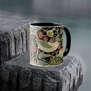 William Morris Strawberry Thief Textile Pattern Mok