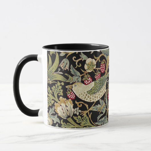 William Morris Strawberry Thief Textile Pattern Mok (Links)