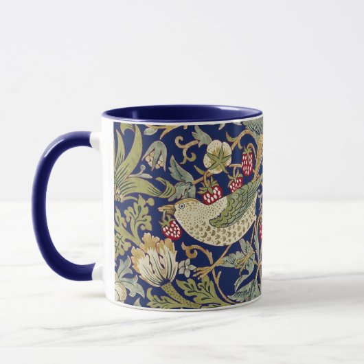 William Morris Strawberry Thief Textile Pattern Mok (Links)