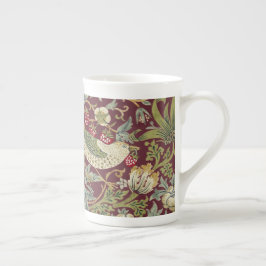 William Morris Strawberry Thief Textile Pattern Porselein Kop