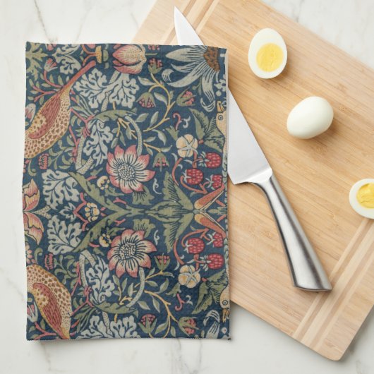  William Morris Strawberry Thief Theedoek (Quarter Fold)