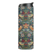William Morris Strawberry Thief Thermal Tumbler Thermosbeker (Gedraaid links)