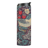 William Morris Strawberry Thief Thermal Tumbler Thermosbeker (Gedraaid links)