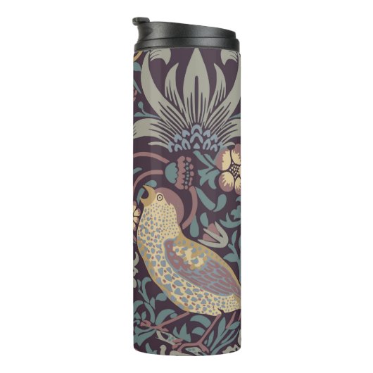 William Morris Strawberry Thief Thermal Tumbler Thermosbeker (Geroteerd rechts)