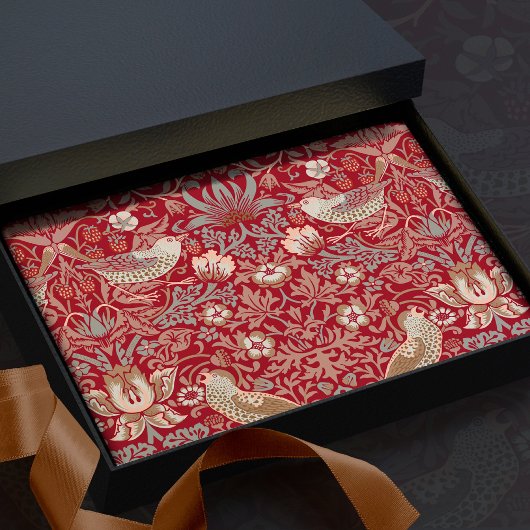William Morris Strawberry Thief Tissue Paper Tissuepapier
