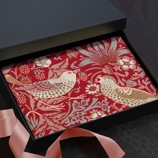 William Morris Strawberry Thief Tissue Paper Tissuepapier