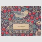 William Morris Strawberry Thief Tissue Paper Tissuepapier (Voorkant)