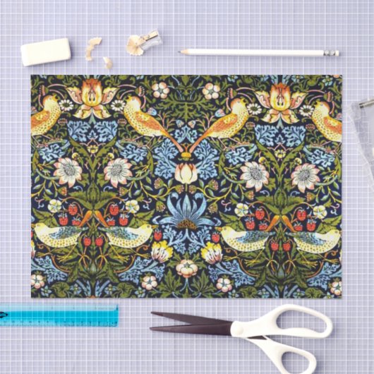 William Morris, Strawberry Thief Tissuepapier (Craft)