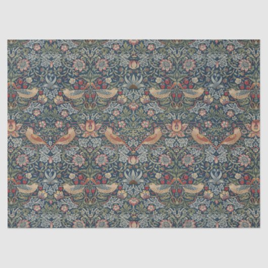 William Morris Strawberry Thief Tissuepapier (Voorkant)