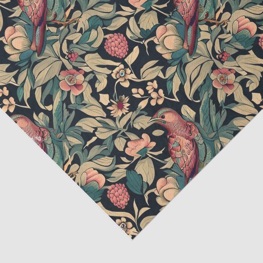 William Morris Strawberry Thief Tissuepapier (Detail)