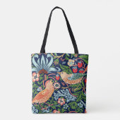 William Morris Strawberry Thief Tote Bag (Achterkant)