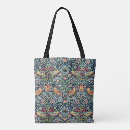 William Morris - Strawberry Thief Tote Bag (Achterkant)