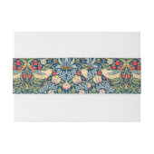 William Morris Strawberry Thief Uitnodigingen Wikkel (Achterkant Voorbeeld)