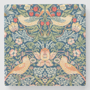 William Morris Strawberry Thief Vintage Kunst Stenen Onderzetter