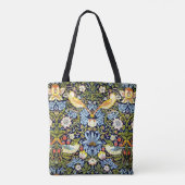 William Morris: Strawberry Thief vintage ontwerp Tote Bag (Achterkant)