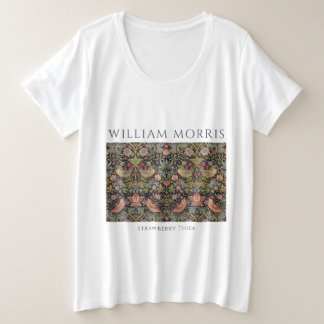 William Morris Strawberry Thief vrouwen Grote Maat T-shirt