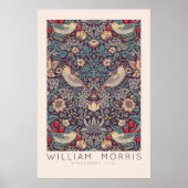 William Morris Strawberry Thief Wall Art Poster (Voorkant)