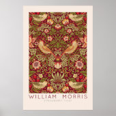 William Morris Strawberry Thief Wall Art Poster (Voorkant)
