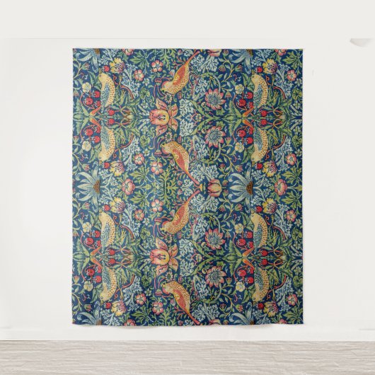 William Morris - Strawberry Thief Wandkleed (Voorkant)