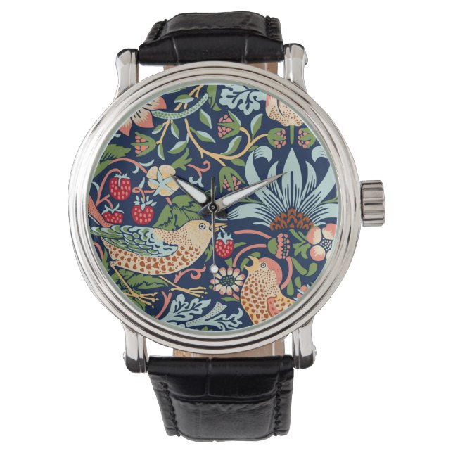 William Morris Strawberry Thief Watch Horloge (Voorkant)