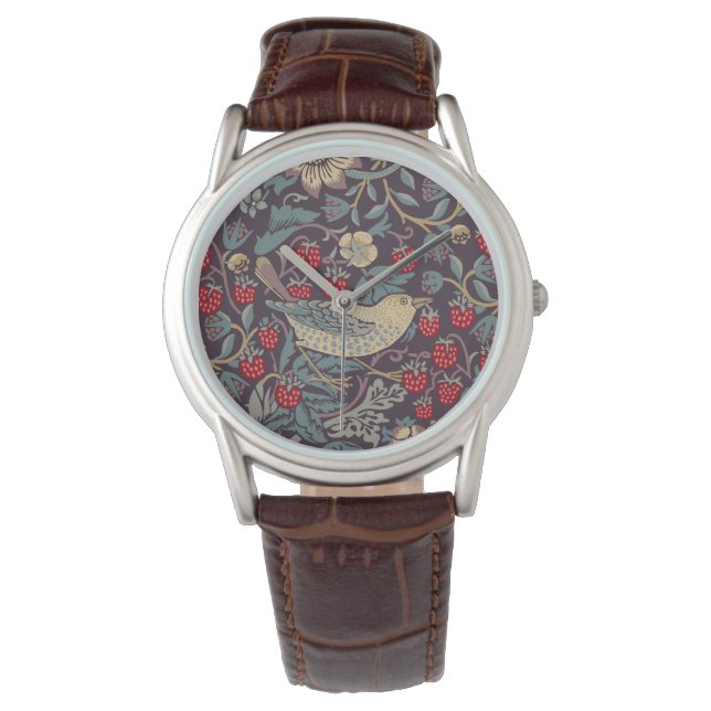 William Morris Strawberry Thief Watch Horloge (Voorkant)